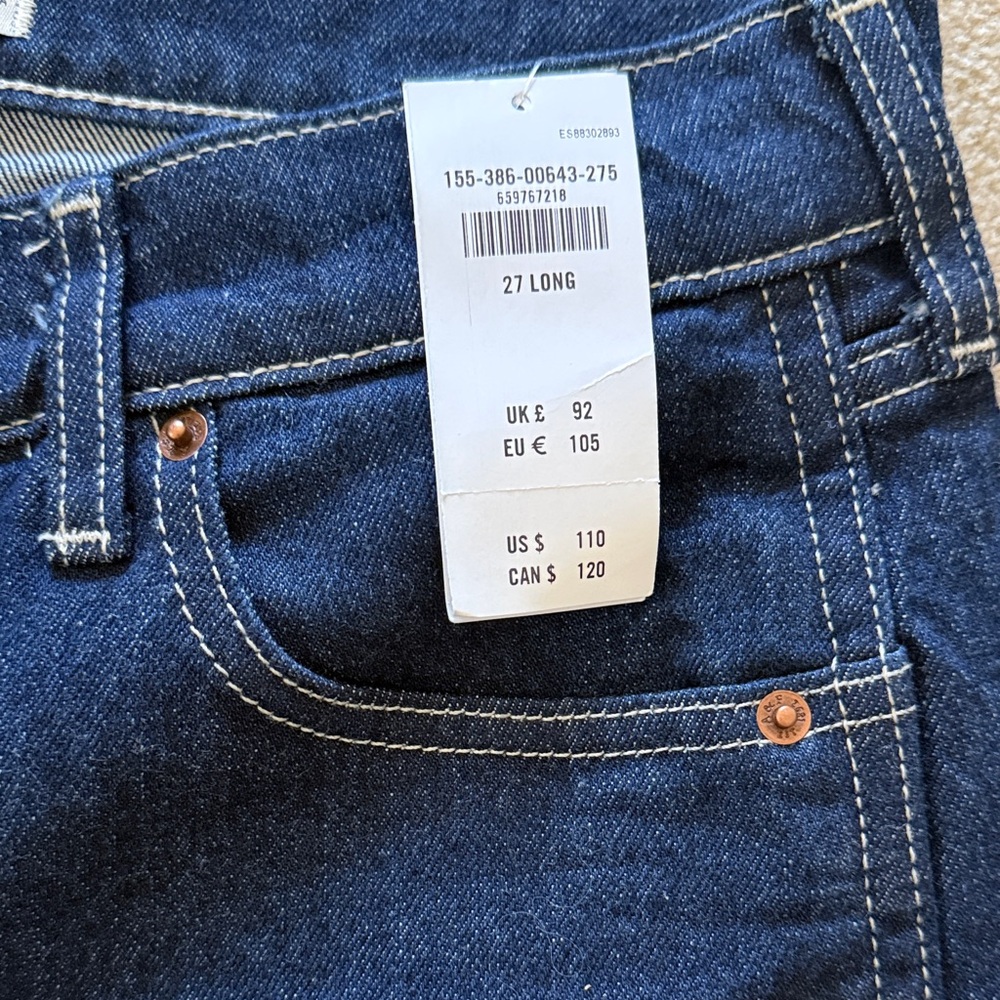Abercrombie & Fitch Indigo Denim Jeans | Curve Love | The Baggy Low Rise